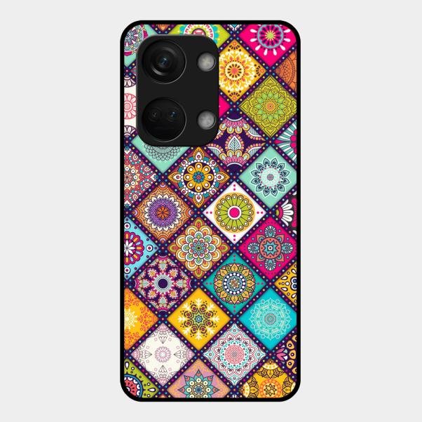 Mandala Glass Case Cover V2 For Oneplus Nord 3 5G