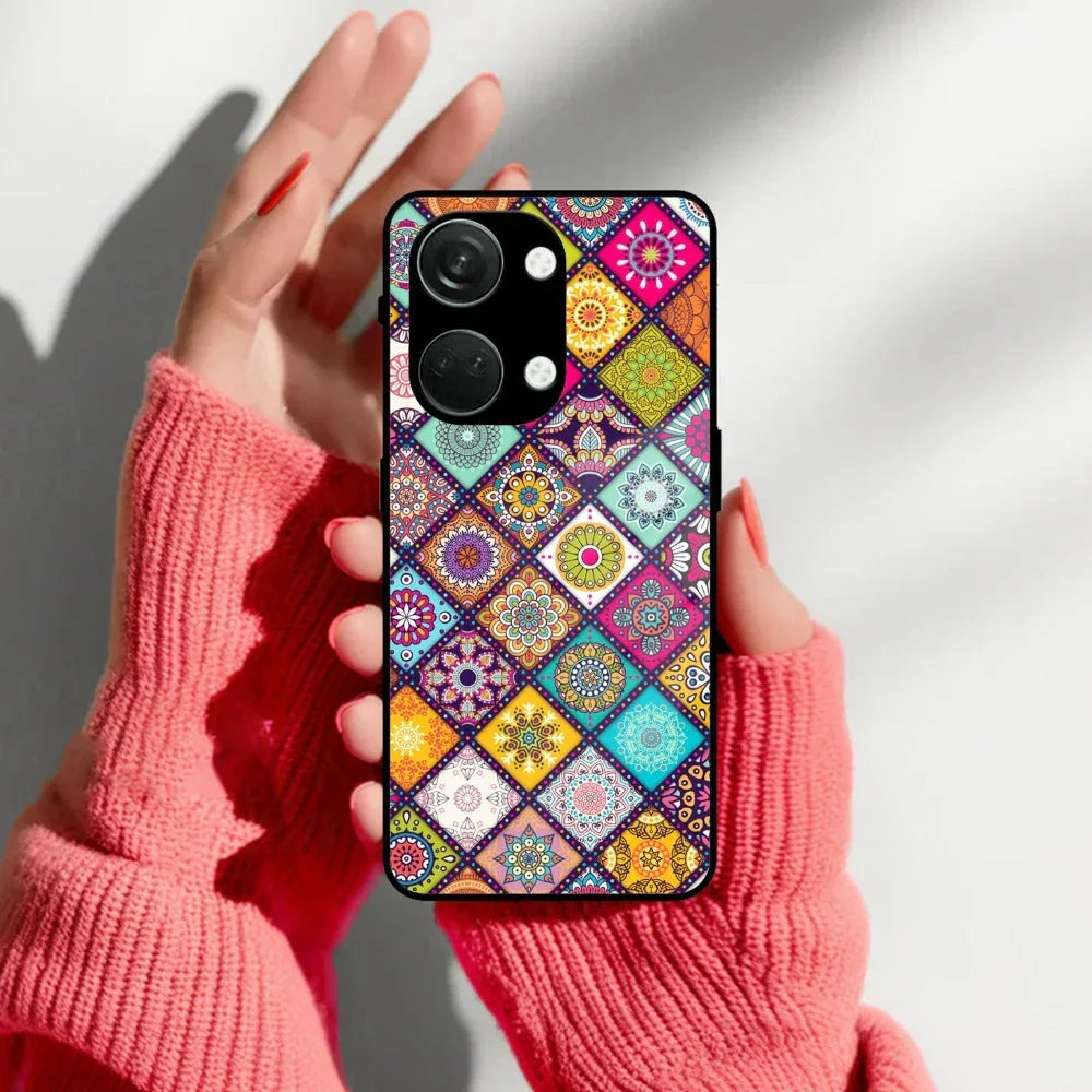 Mandala Glass Case Cover V2 For Oneplus - ShopOnCliQ