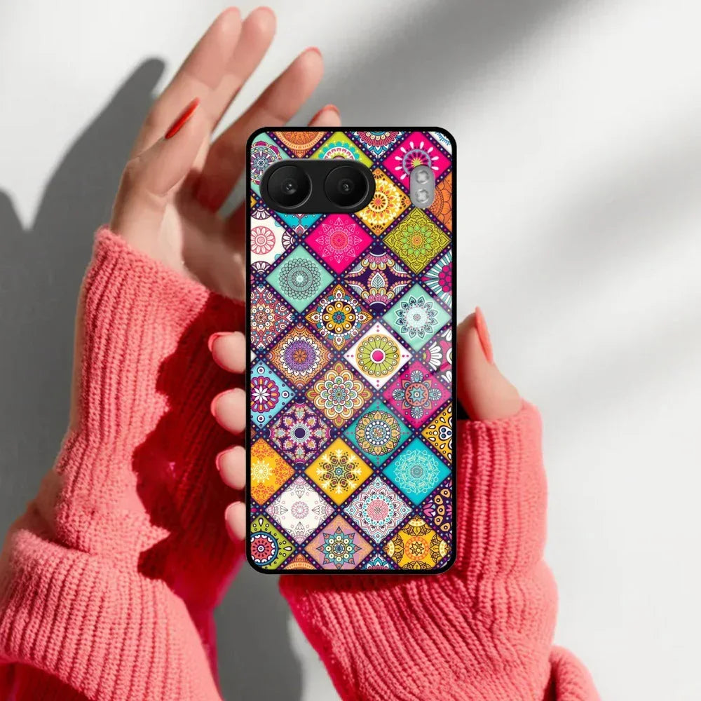 Mandala Glass Case Cover V2 For Oneplus - ShopOnCliQ