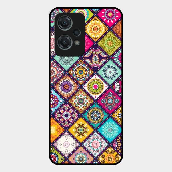 Mandala Glass Case Cover V2 For Oneplus Nord Ce 2 Lite 5G