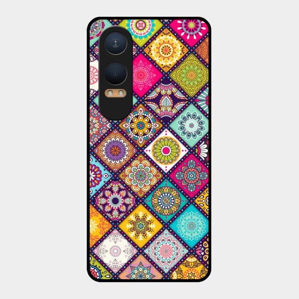 Mandala Glass Case Cover V2 For Oneplus Nord Ce 4 Lite 5G