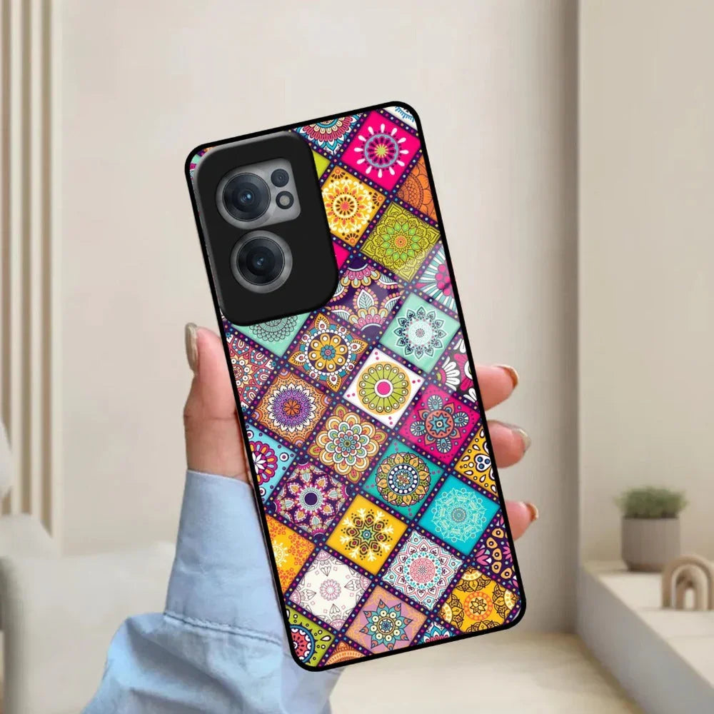Mandala Glass Case Cover V2 For Oneplus - ShopOnCliQ