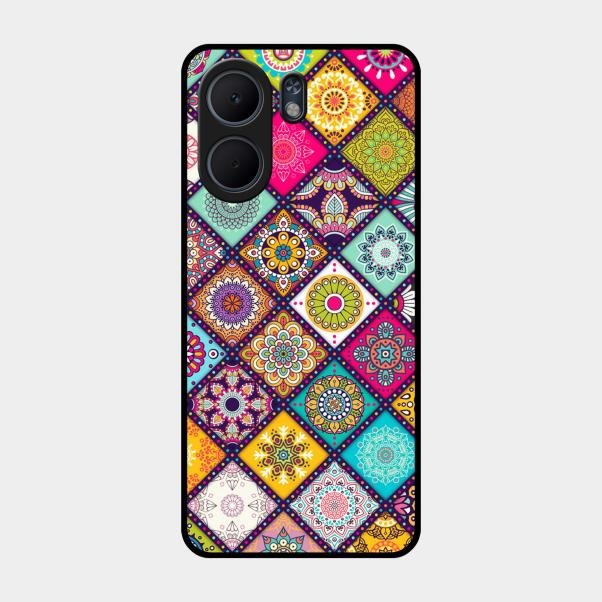 Mandala Glass Case Cover V2 For Oppo A5X 5G
