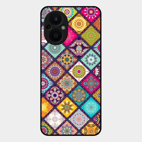 Mandala Glass Case Cover V2 For Oppo F21 Pro 5G