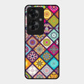 Mandala Glass Case Cover V2 For Oppo F25 Pro 5G