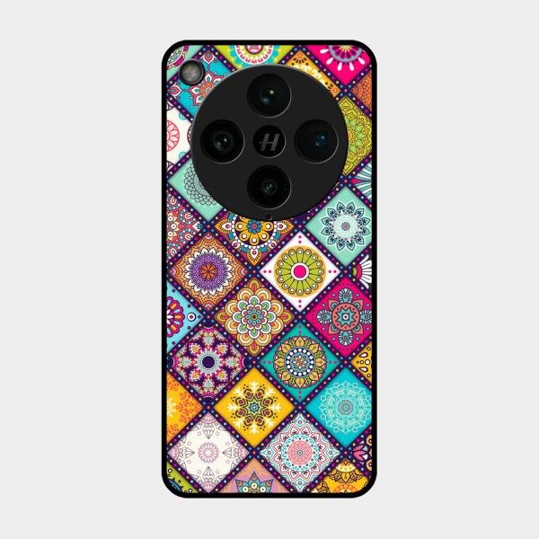 Mandala Glass Case Cover V2 For Oppo Find X8 Pro 5G