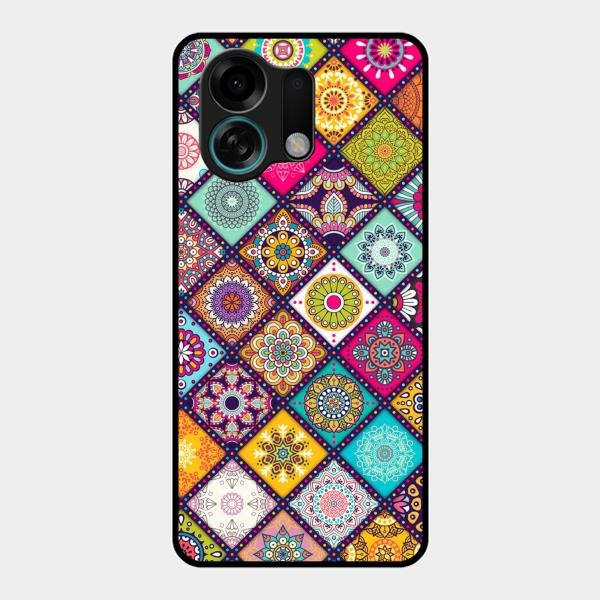 Mandala Glass Case Cover V2 For Oppo K13 Turbo 5G