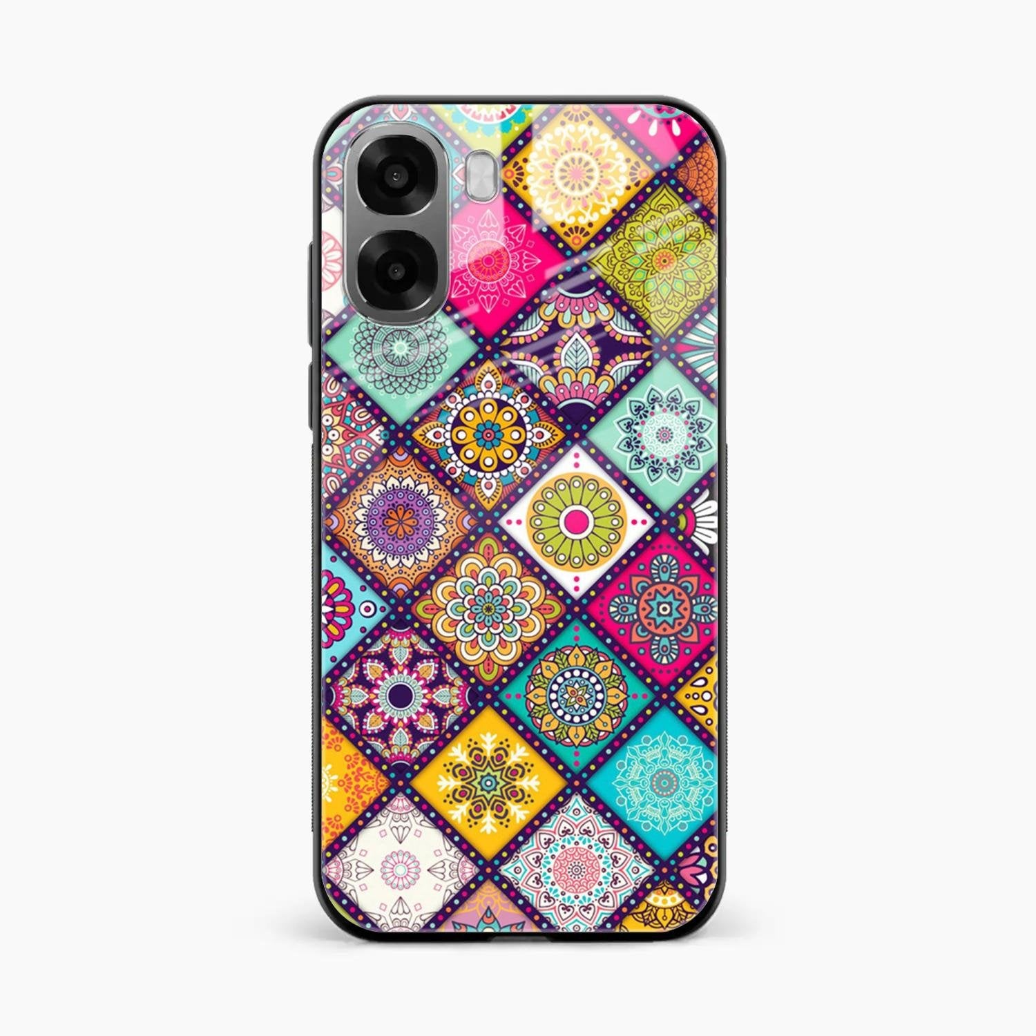 Mandala Glass Case Cover V2 For Oppo K14x 5G