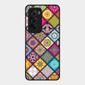 Mandala Glass Case Cover V2 For Oppo Reno 12 5G