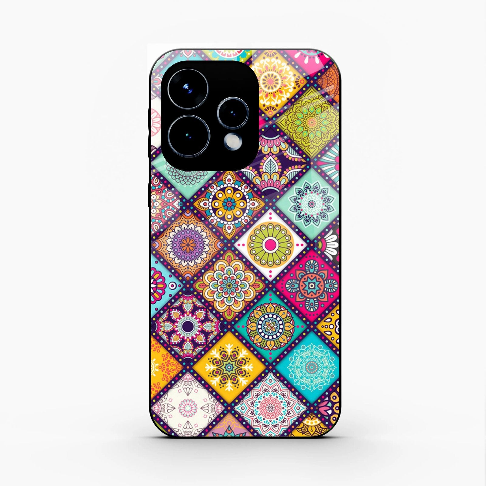 Mandala Glass Case Cover V2 For Oppo Reno 15 5G