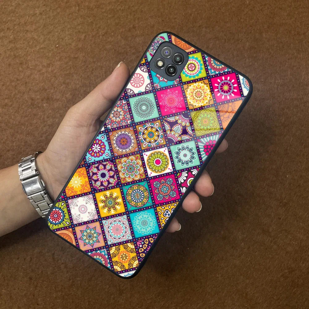 Mandala Glass Case Cover V2 For Poco - ShopOnCliQ