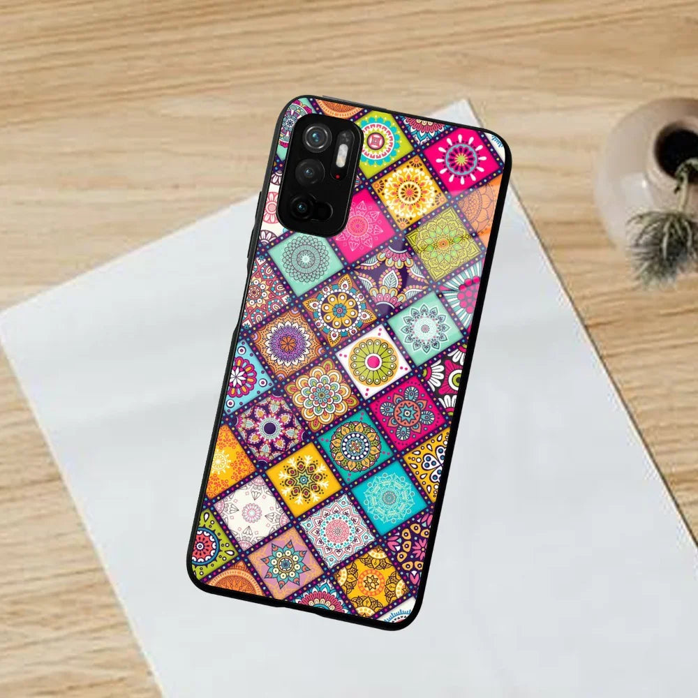 Mandala Glass Case Cover V2 For Poco - ShopOnCliQ