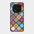 Mandala Glass Case Cover V2 For Poco X7 5G