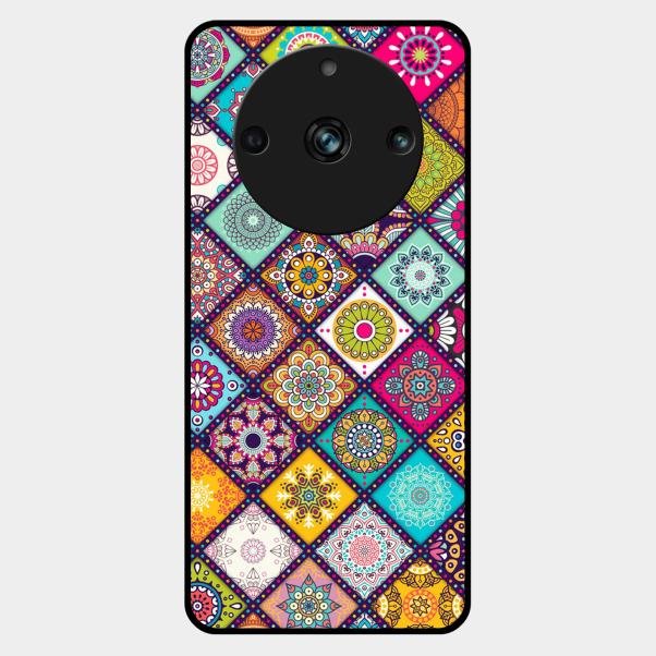 Mandala Glass Case Cover V2 For Realme 11 Pro Plus 5G
