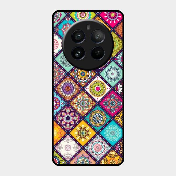 Mandala Glass Case Cover V2 For Realme 12 Pro Plus 5G