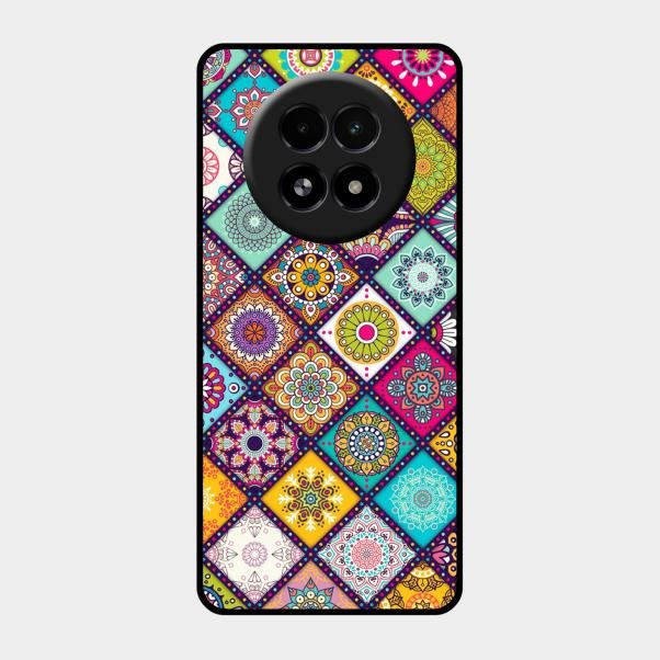 Mandala Glass Case Cover V2 For Realme 13 5G