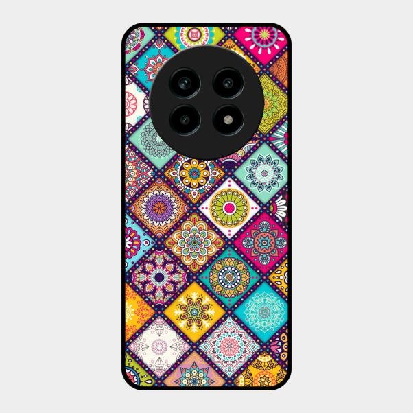 Mandala Glass Case Cover V2 For Realme 13 Pro Plus 5G