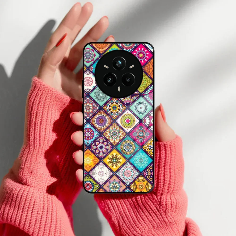 Mandala Glass Case Cover V2 For Realme/Narzo - ShopOnCliQ