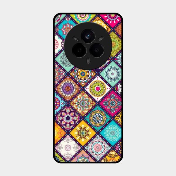 Mandala Glass Case Cover V2 For Realme 14 Pro Plus 5G