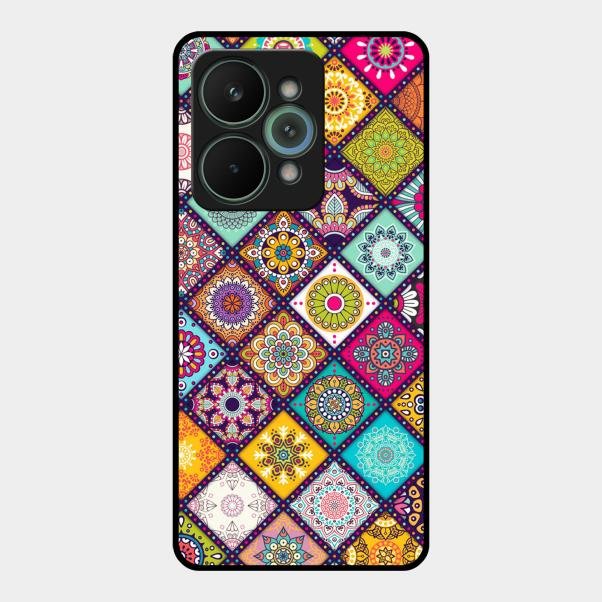 Mandala Glass Case Cover V2 For Realme 15 Pro 5G