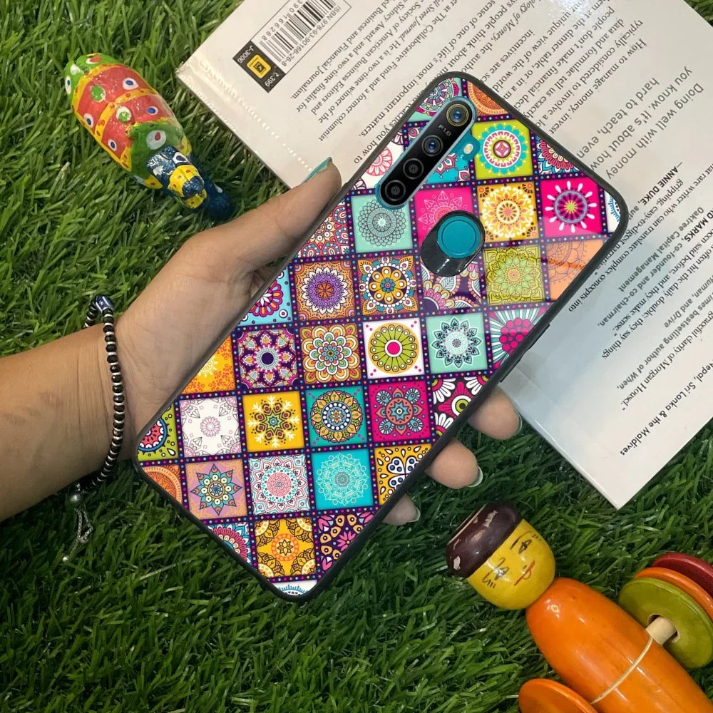 Mandala Glass Case Cover V2 For Realme/Narzo - ShopOnCliQ