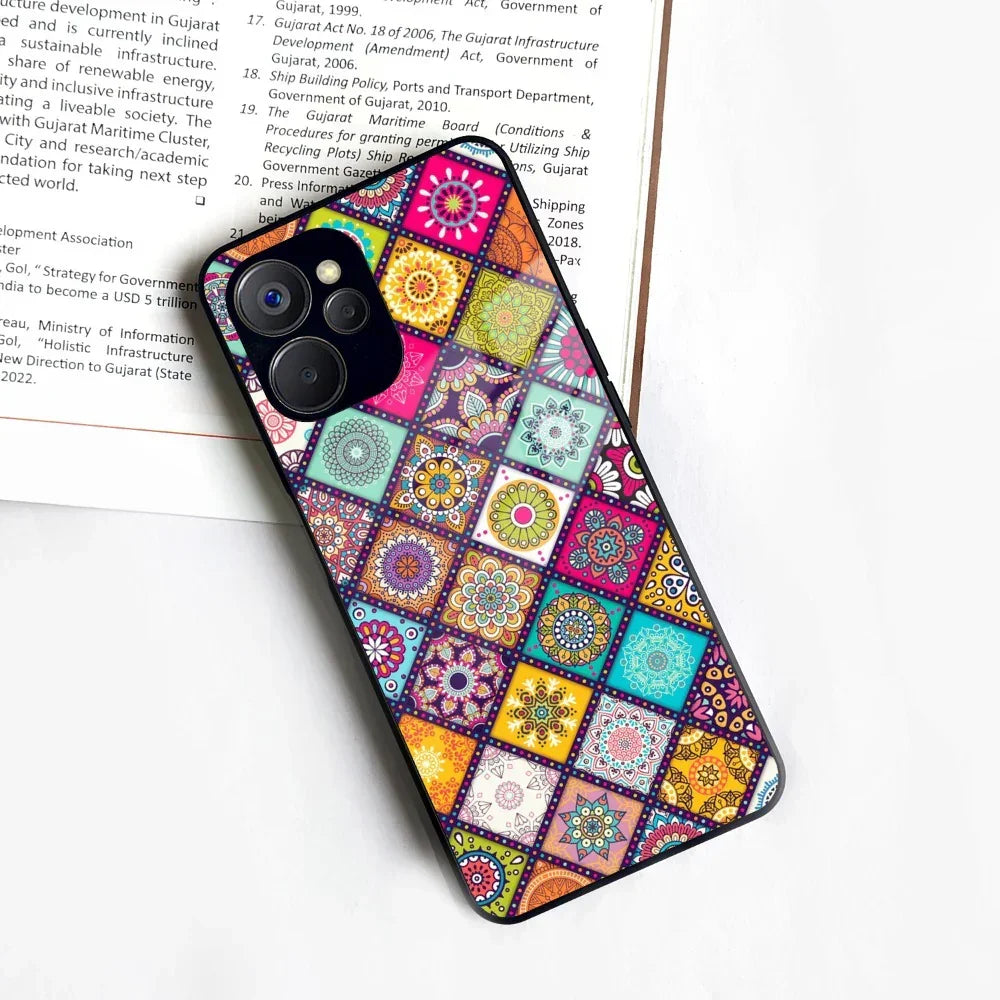 Mandala Glass Case Cover V2 For Realme/Narzo - ShopOnCliQ