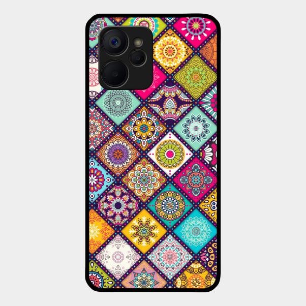 Mandala Glass Case Cover V2 For Realme 9I 5G