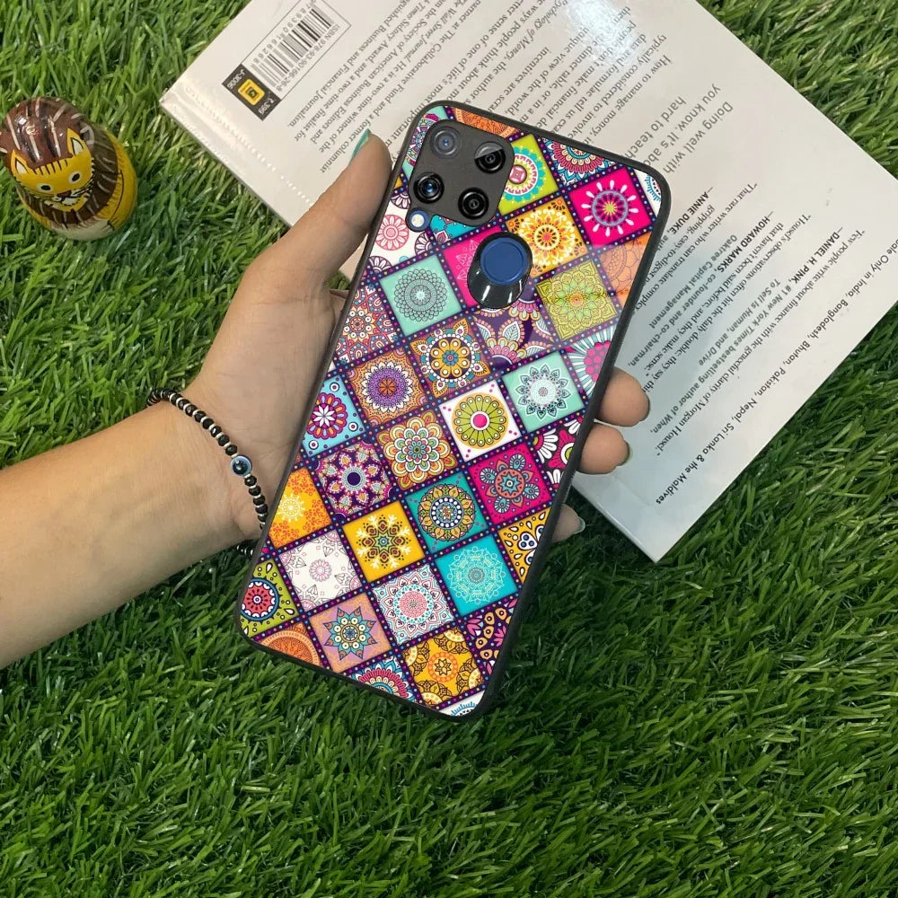 Mandala Glass Case Cover V2 For Realme/Narzo - ShopOnCliQ