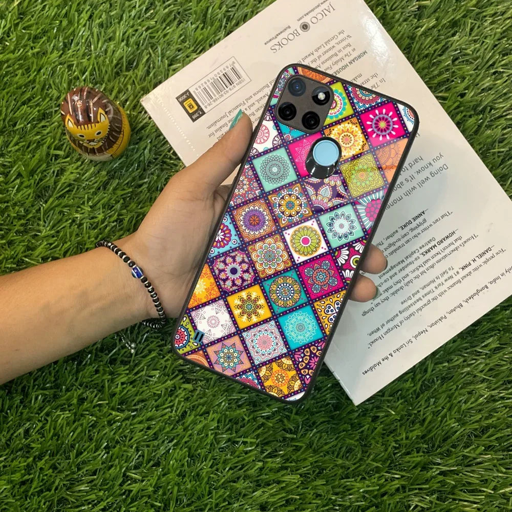 Mandala Glass Case Cover V2 For Realme/Narzo - ShopOnCliQ