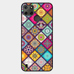 Mandala Glass Case Cover V2 For Realme C25Y