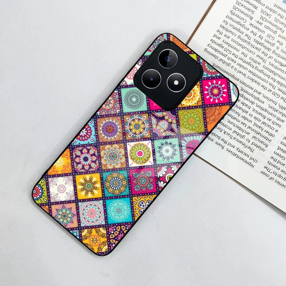 Mandala Glass Case Cover V2 For Realme/Narzo - ShopOnCliQ