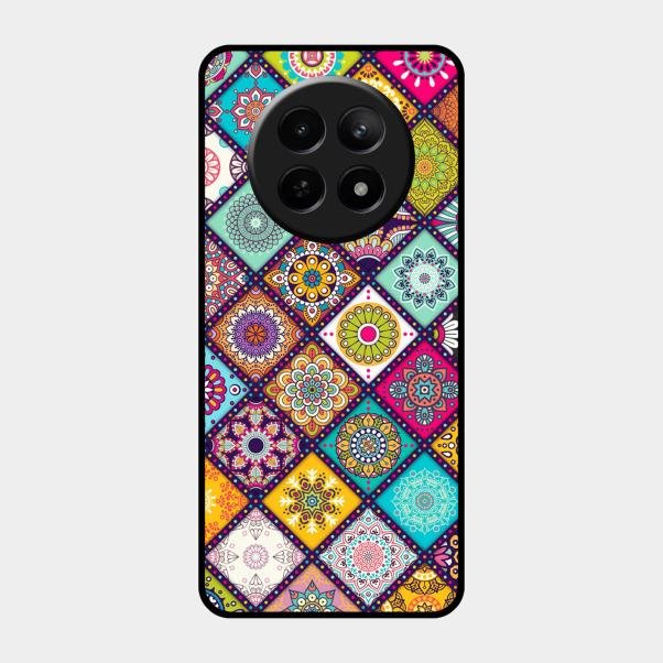 Mandala Glass Case Cover V2 For Realme C65 5G