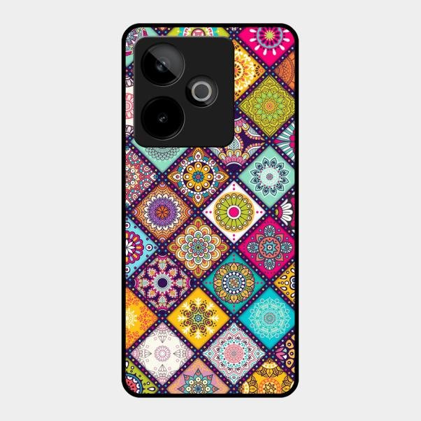 Mandala Glass Case Cover V2 For Realme Gt 7 5G