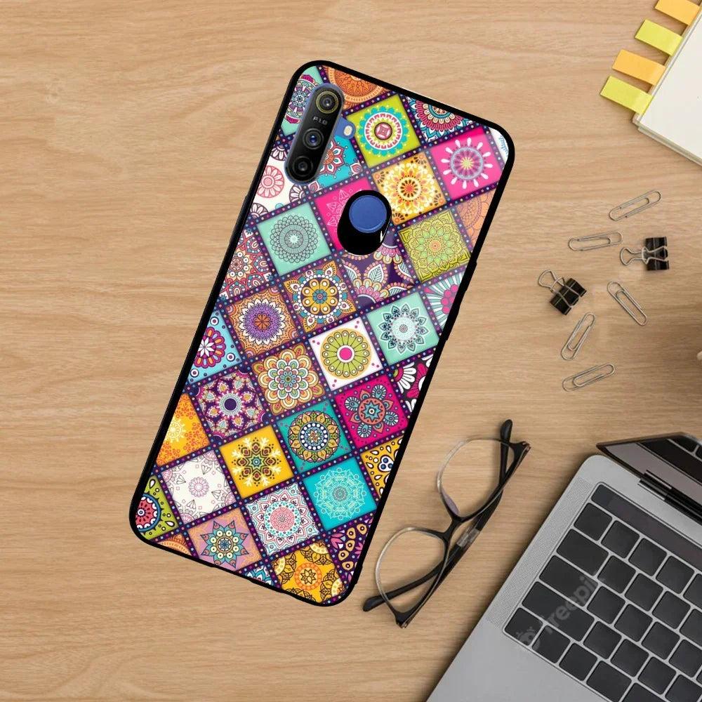 Mandala Glass Case Cover V2 For Realme/Narzo - ShopOnCliQ