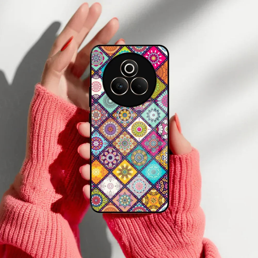 Mandala Glass Case Cover V2 For Realme/Narzo - ShopOnCliQ