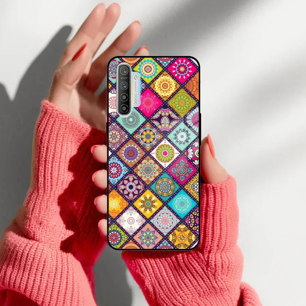 Mandala Glass Case Cover V2 For Realme/Narzo - ShopOnCliQ