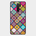 Mandala Glass Case Cover V2 For Redmi 9 Prime
