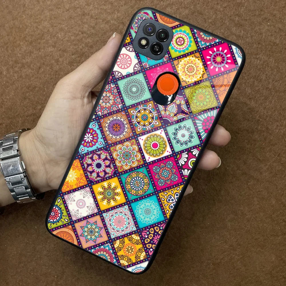 Mandala Glass Case Cover V2 For Poco - ShopOnCliQ