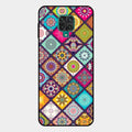 Mandala Glass Case Cover V2 For Redmi Note 10 Lite