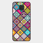 Mandala Glass Case Cover V2 For Redmi Note 10 Lite