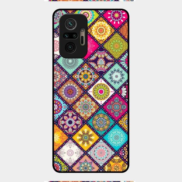Mandala Glass Case Cover V2 For Redmi Note 10 Pro Max