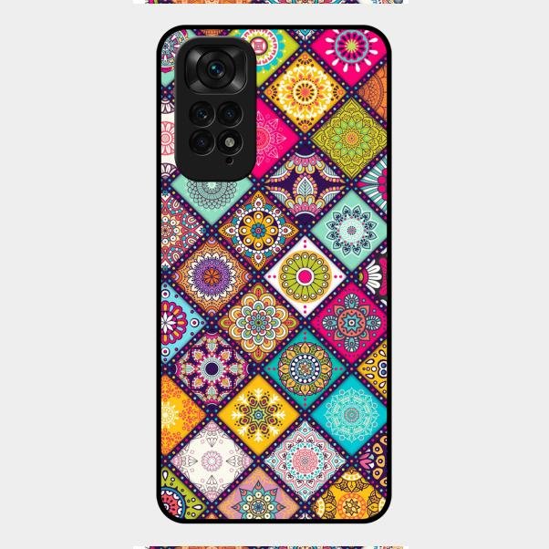 Mandala Glass Case Cover V2 For Redmi Note 11