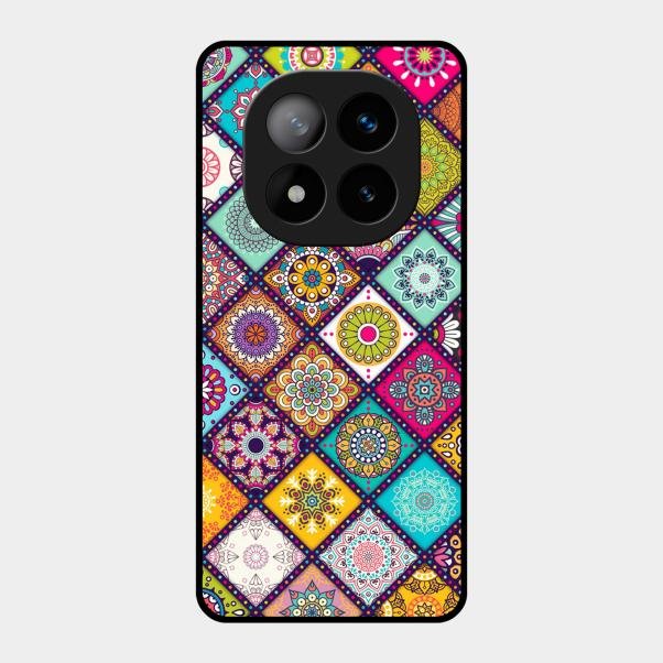 Mandala Glass Case Cover V2 For Redmi Note 14 Pro Plus 5G