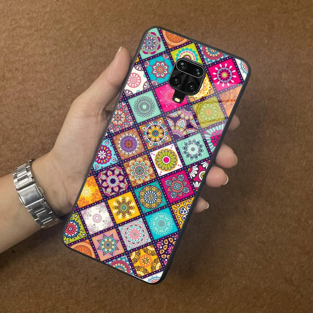 Mandala Glass Case Cover V2 For Poco - ShopOnCliQ