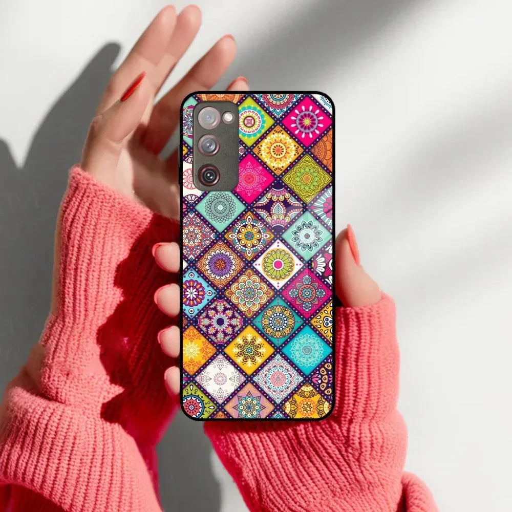 Mandala Glass Case Cover V2 For Samsung - ShopOnCliQ