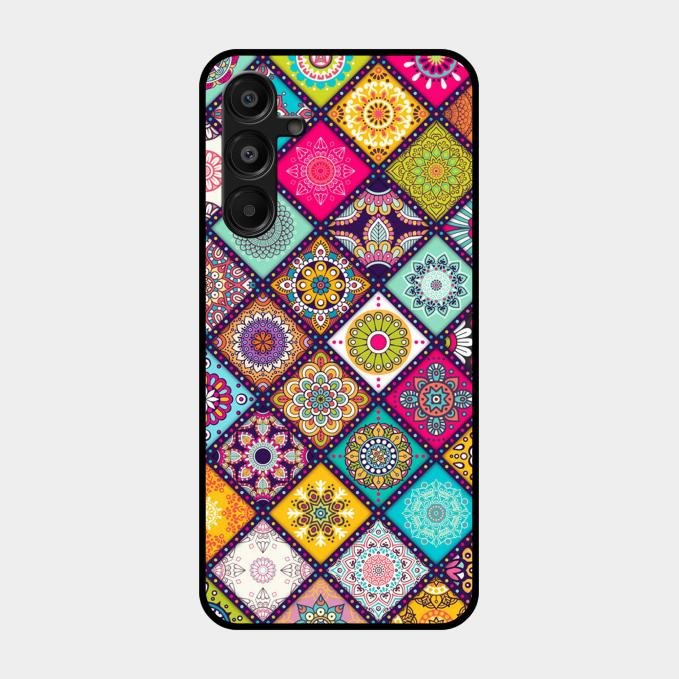 Mandala Glass Case Cover V2 For Samsung Galaxy A16 5G