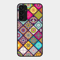 Mandala Glass Case Cover V2 For Samsung Galaxy A25 5G