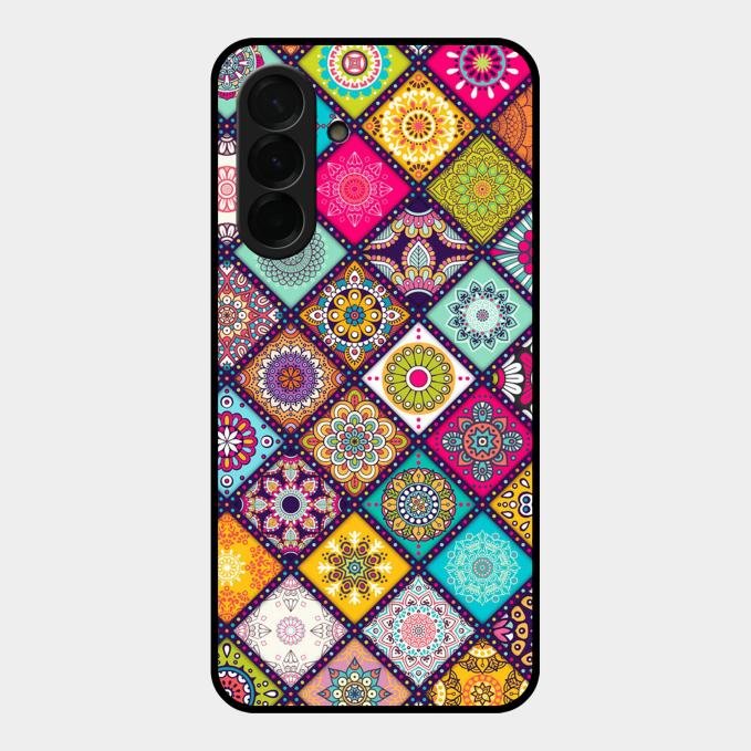 Mandala Glass Case Cover V2 For Samsung Galaxy A26 5G