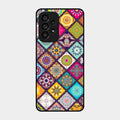 Mandala Glass Case Cover V2 For Samsung Galaxy A53 5G