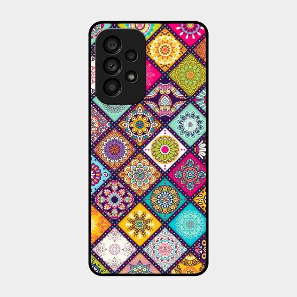 Mandala Glass Case Cover V2 For Samsung Galaxy A53 5G